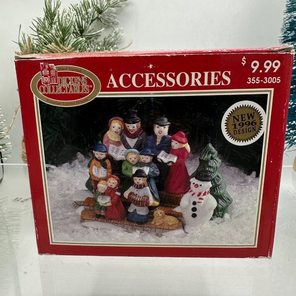 Dickens Collectibles Christmas Carolers Holiday Figurine Village People Decor - Picture 4 of 16